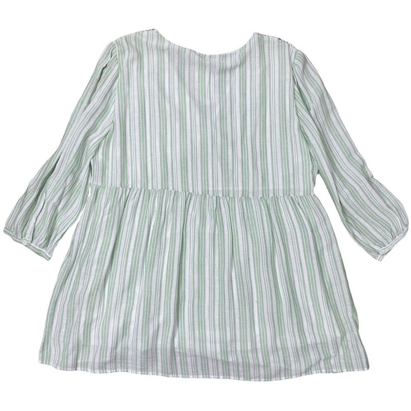 ✨🆕 NWT L. Love Striped textured striped tunic top Womens size 2XL - Picture 5 of 12